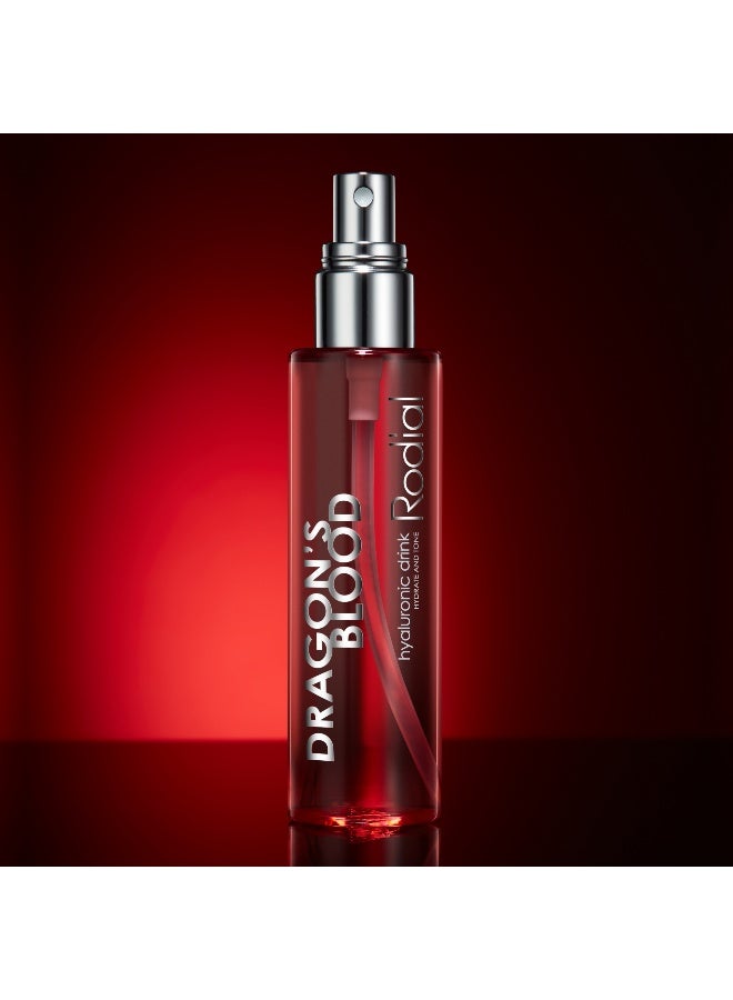 Rodial مشروب روديال دراجونز بلود الهيالورونيك 100 مل - رذاذ منعش للبشرة المشدودة، دم التنين وماء الورد، مرطب فوري لتخفيف الطفح الحراري 100 مل - Image 2